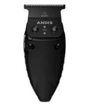 Andis GTX EXO trimmer back view showing GTX Z deep tooth blade and mounting screws