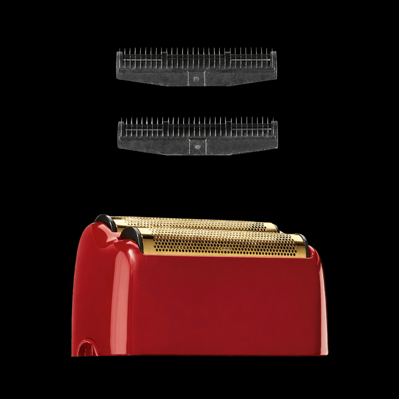 BaBylissPRO FX3 Red shaver replacement foil and cutter out of packaging 