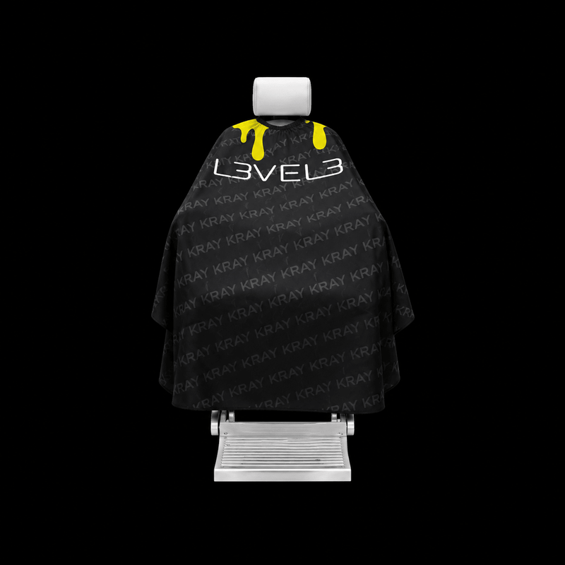 L3VEL3 Professional Rubber Neck Cutting Cape
