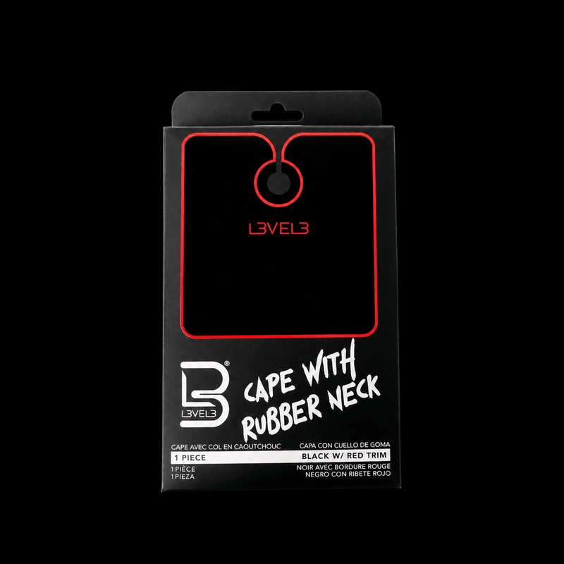 L3VEL3 Professional Rubber Neck Cutting Cape