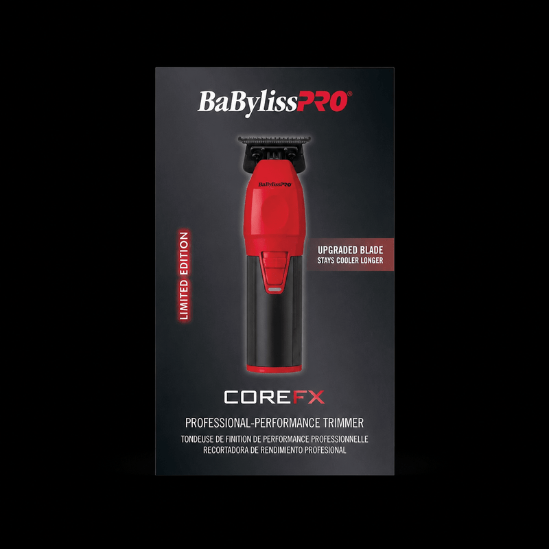 BaByliss PRO COREFX Limited Edition Trimmer - Red