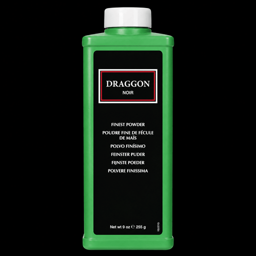 Clubman Lustray Draggon Noir Finest Powder 9oz green bottle, front view