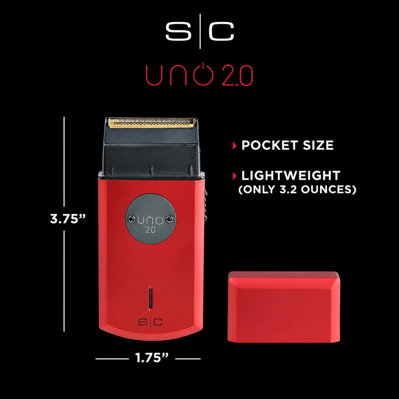StyleCraft Uno 2.0 Professional Single Foil Shaver Red