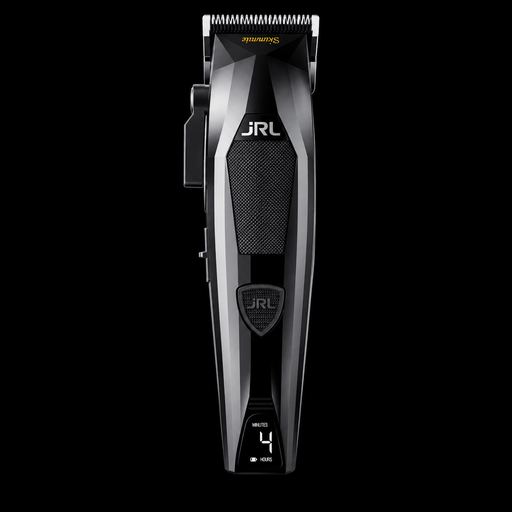 JRL Diamante 2025C clipper in black, front view with digital display