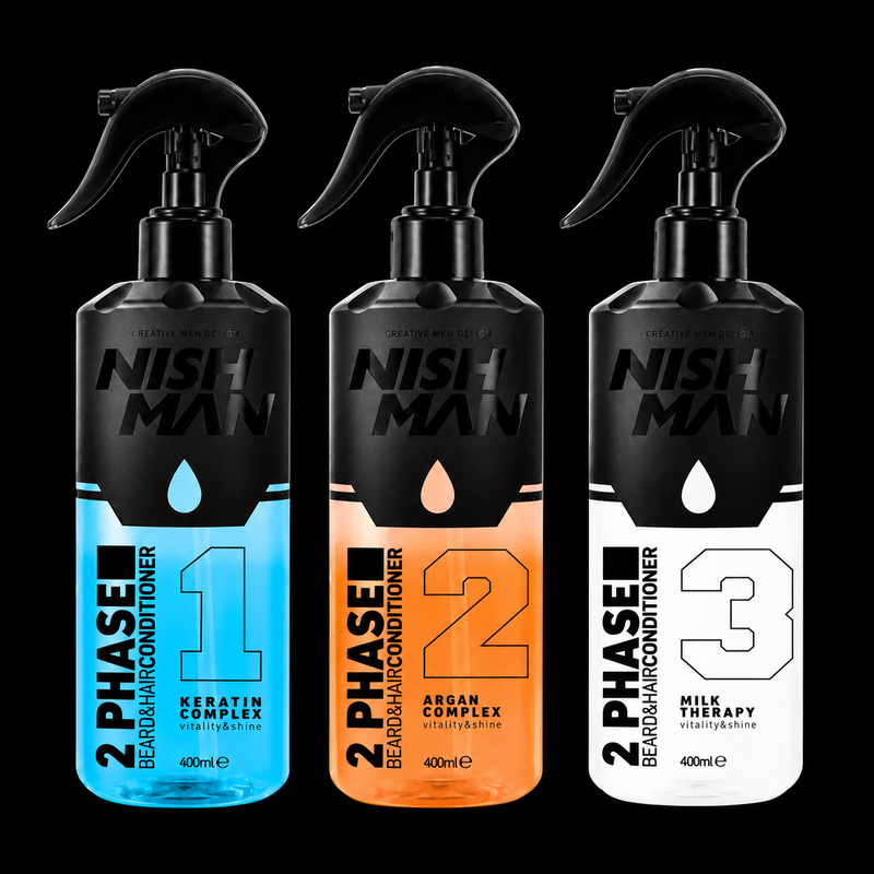 Nishman 2-Phase Hair & Beard Conditioner 01 Keratin 400ml