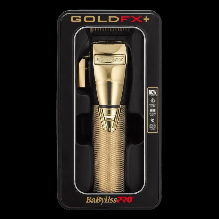 BaBylissPRO GoldFX Metal Lithium Cordless Clipper - Gold