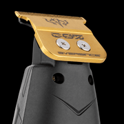 StyleCraft x 3Versince gold ES5 blade, angled close-up