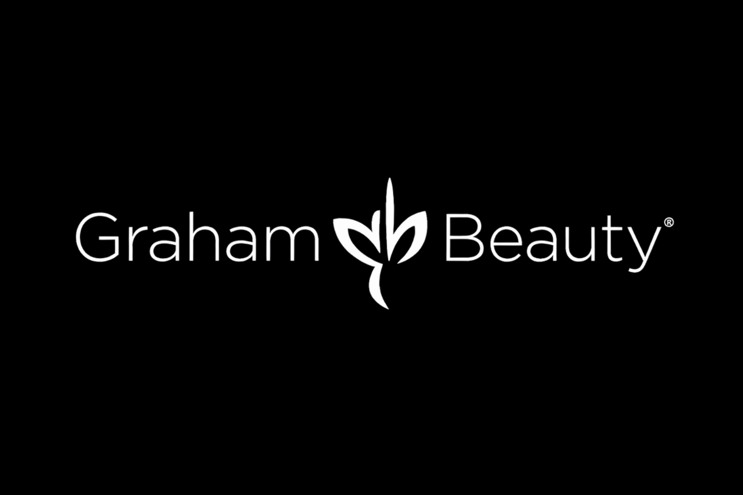 Graham Beauty logo on a black background