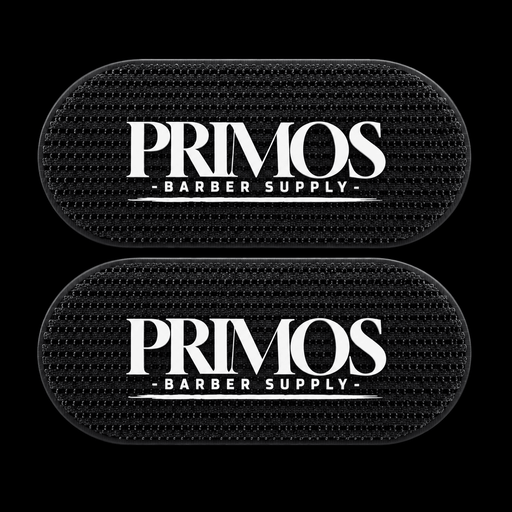 Primo velcro hair grips 2-pack in black with white Primos logo