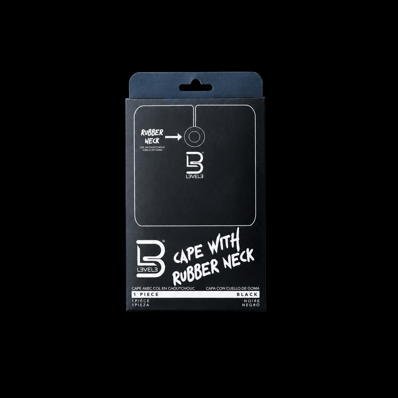 L3VEL3 Professional Rubber Neck Cutting Cape