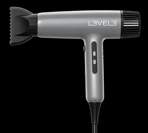 L3VEL3 LV Series 1 professional hair dryer in grey