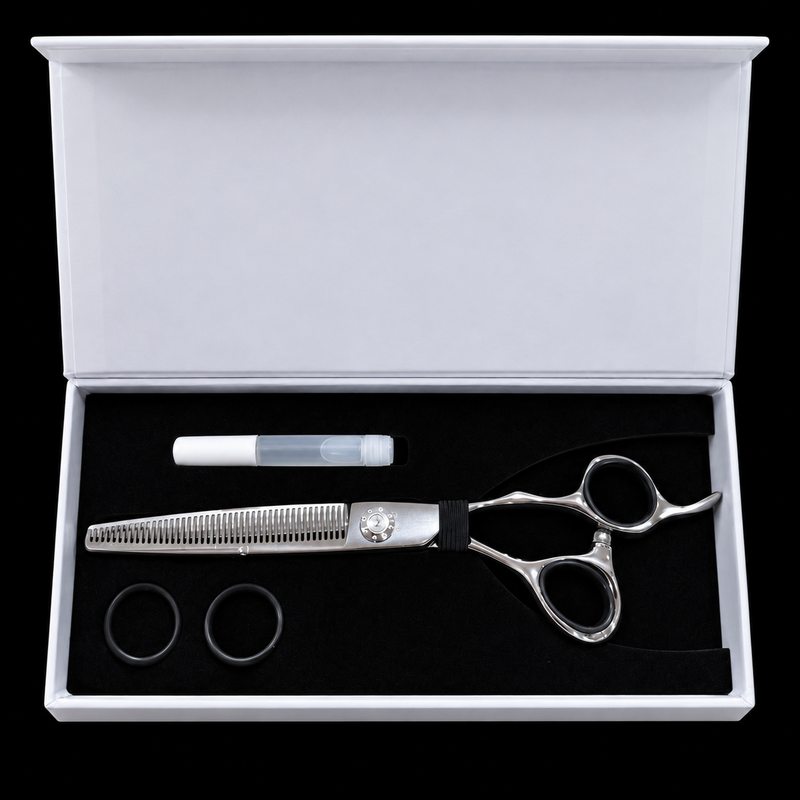 L3VEL3 Premium High-Carbon 440C 44-Tooth Thinning Shears - 6.5"