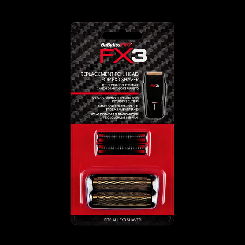 BaBylissPRO FX3 Replacement Foil & Cutter – Black