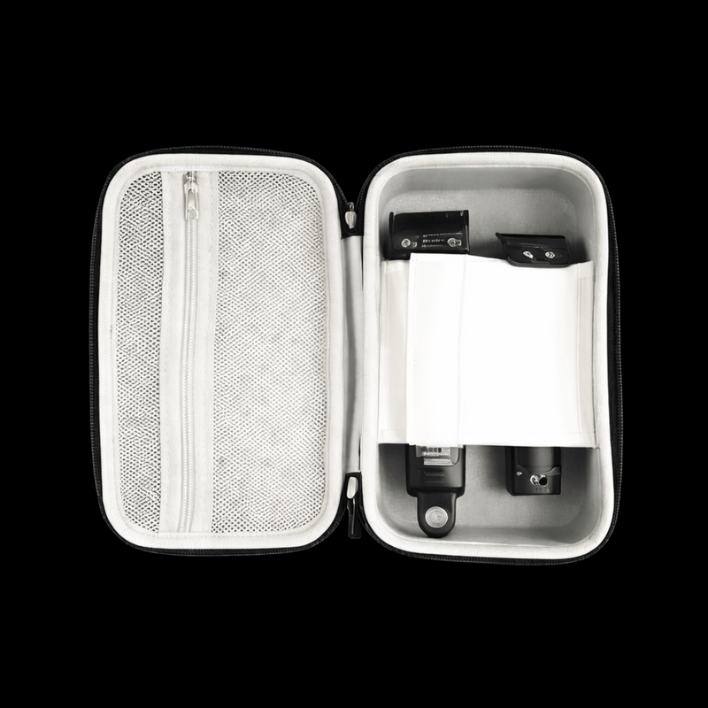 StyleCraft compact travel case showcasing with clipper and trimmer in open case 