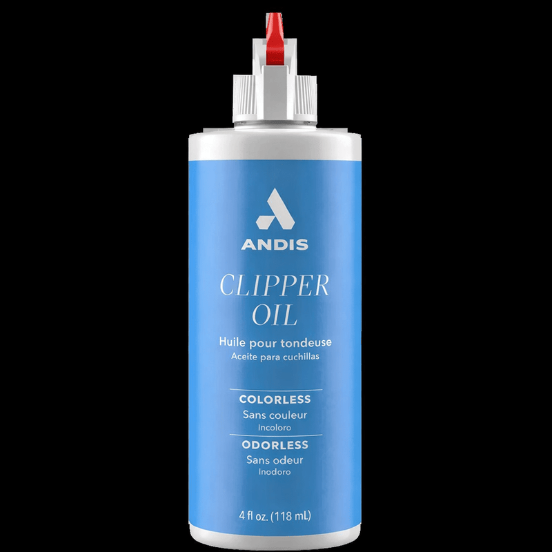 Andis clipper oil bottle on a white background