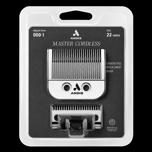 Andis Cordless Master Li Replacement Blade – angled view showing teeth detail