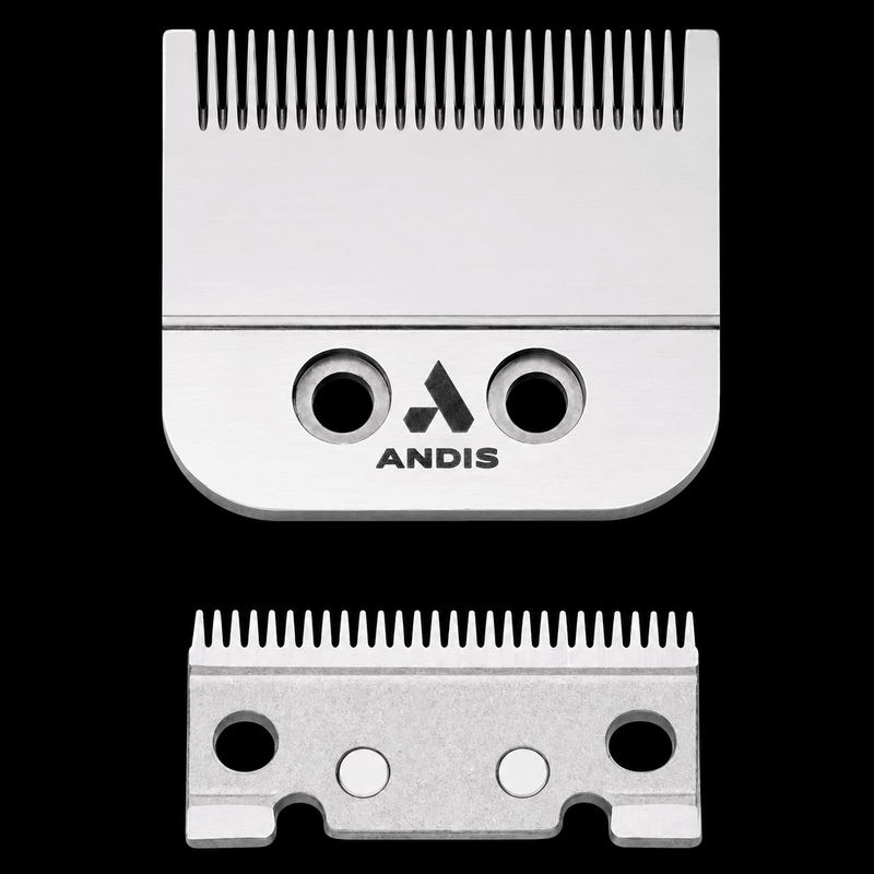 Andis Fade Master Replacement Blade – angled view showing cutting teeth