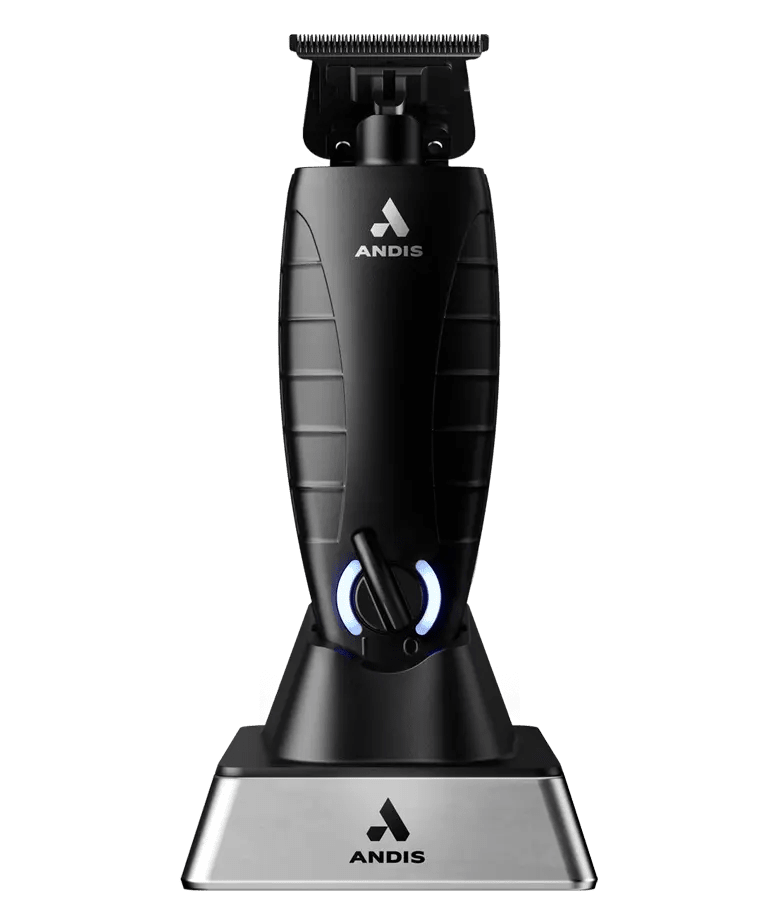 Andis GTX-EXO Black Label Trimmer – with charging stand dock professional barber tool