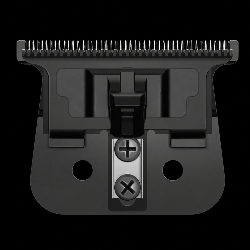 Andis LYNC GTX-Z Deep Tooth Trimmer Blade #564396 rear view showing springless magnetic mount and two screws