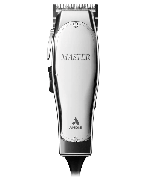 Hair clipper with 'Master' and 'Andis' branding on a white background