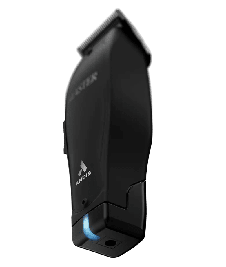 Close up of Andis Master Black Label clipper from the bottom