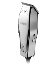 Andis Master Clipper – silver adjustable blade angle view