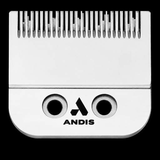 Andis Master Cordless Li Replacement Fade Blade – 74045 carbon steel blade top view