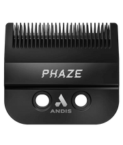 Andis Master Cordless Phaze Replacement Blade – black T-blade front view