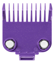 Andis Master Dual Magnet Comb Set – OG size 0 purple comb angle view
