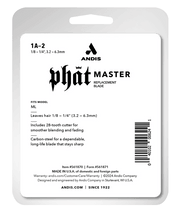 Andis Phat Master Replacement Blade – packaging with product details