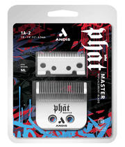 Andis Phat Master Replacement Blade – size 1a+2 packaging with colorful design