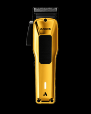 Andis Phenom Clipper – gold professional cordless hair clipper front view
