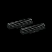 Andis ProFoil Replacement Foil & Cutter Assembly – dual replacement foil bars on black background
