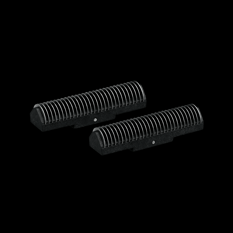 Andis ProFoil Replacement Foil & Cutter Assembly – dual replacement foil bars on black background