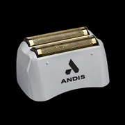 Andis ProFoil Replacement Foil & Cutter Assembly – gold foil shaver head angle view