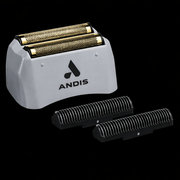 Andis ProFoil Replacement Foil & Cutter Assembly – grey gold shaver head with two foil bars