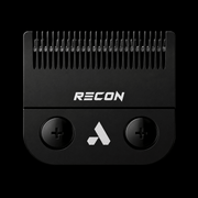 Andis RECON Clipper – with Phaze blade attached on black background