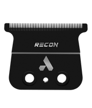 Andis reCON trimmer blade close up showing sharp detailing blade for line ups and edge work