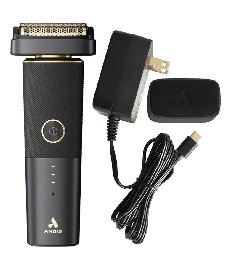 Andis reSURGE Shaver with accessories