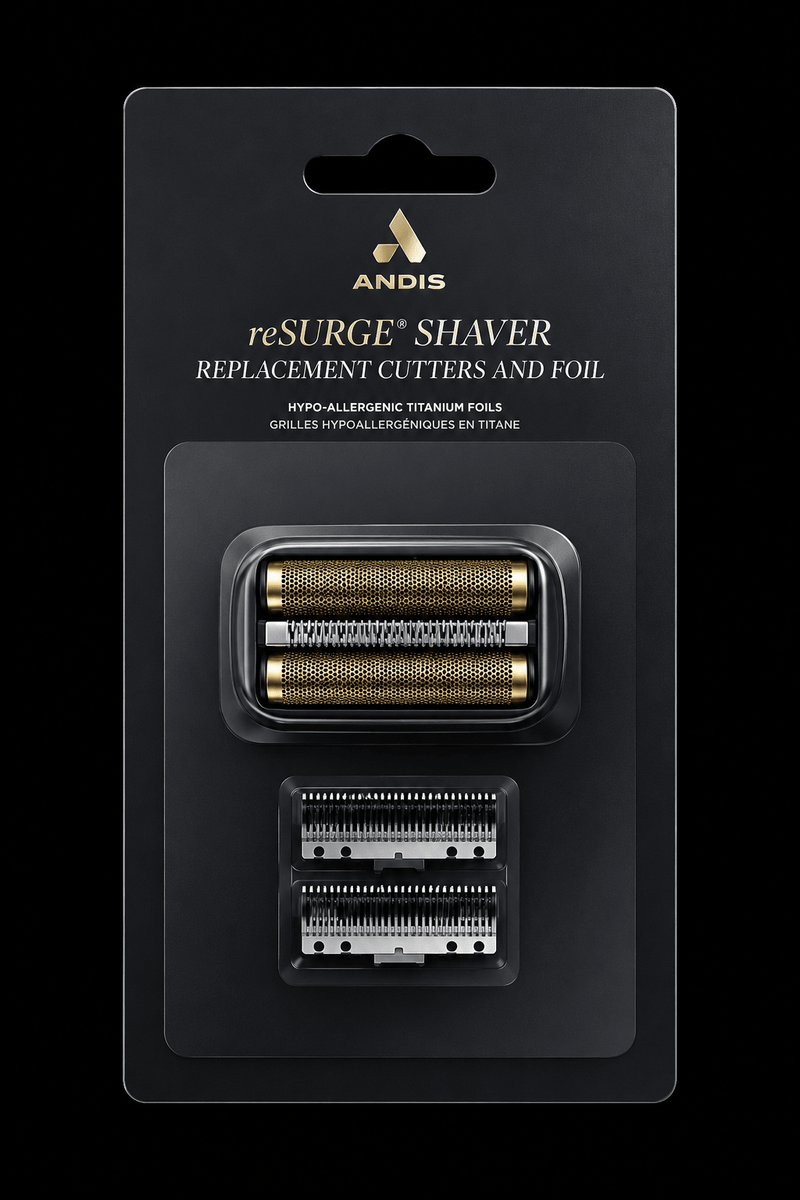 Andis reSURGE Shaver Replacement Foil & Cutter Assembly – packaging front view