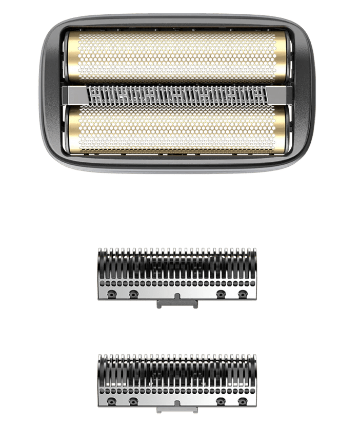 Andis reSURGE Shaver Replacement Foil & Cutter Assembly – top-down view of replacement head