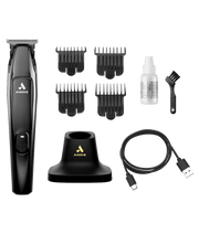 andis slimline pro ii trimmer kit with guards charger and accessories cordless barber trimmer set