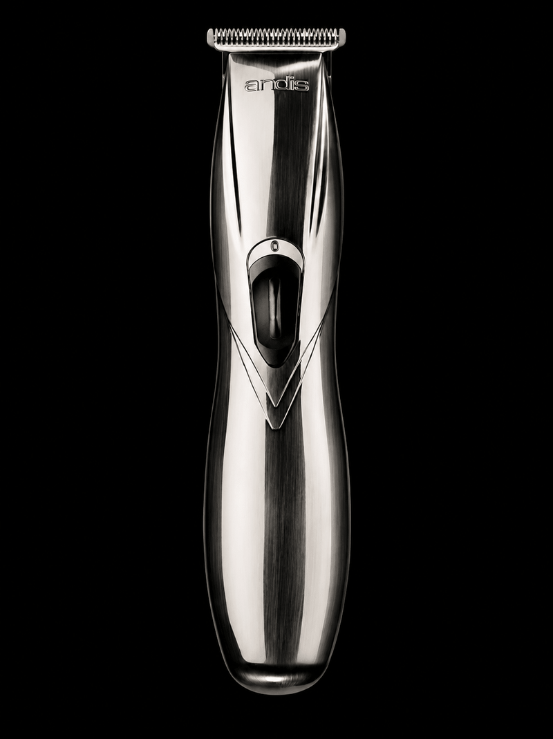 Andis Slimline Pro Li Trimmer – silver cordless trimmer retail packaging