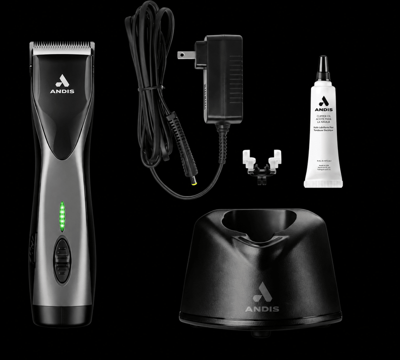 Andis Supra ZR II Clipper – full kit with charger attachments and oil