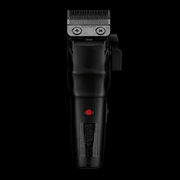 Black hair clipper on a white background