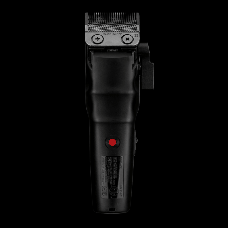 Black hair clipper on a white background