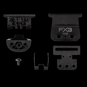 Babyliss FX3 trimmer blade parts FX703B assembly components spring screw and bracket layout
