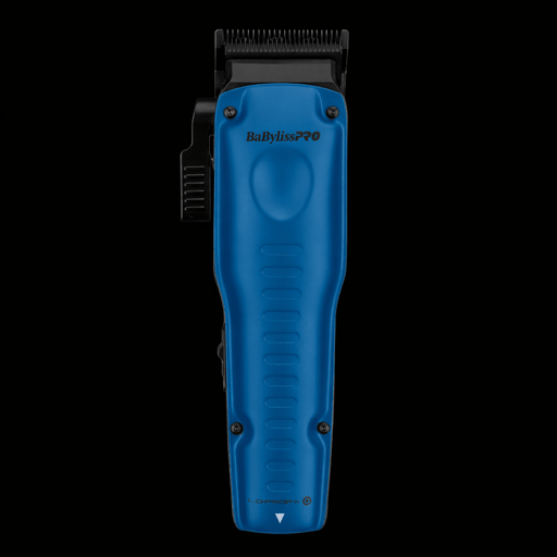 Blue BaBylissPRO hair clipper on a white background
