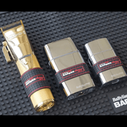 Silicone grip pack for trimmers and clippers installed on clipper and shaver