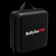 BaBylissPRO BBPROCASE travel case - three-quarter angled view closed showing depth and carry handle
